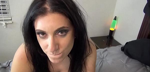  Stepson had no choice but to please his stepmom and give her a facial